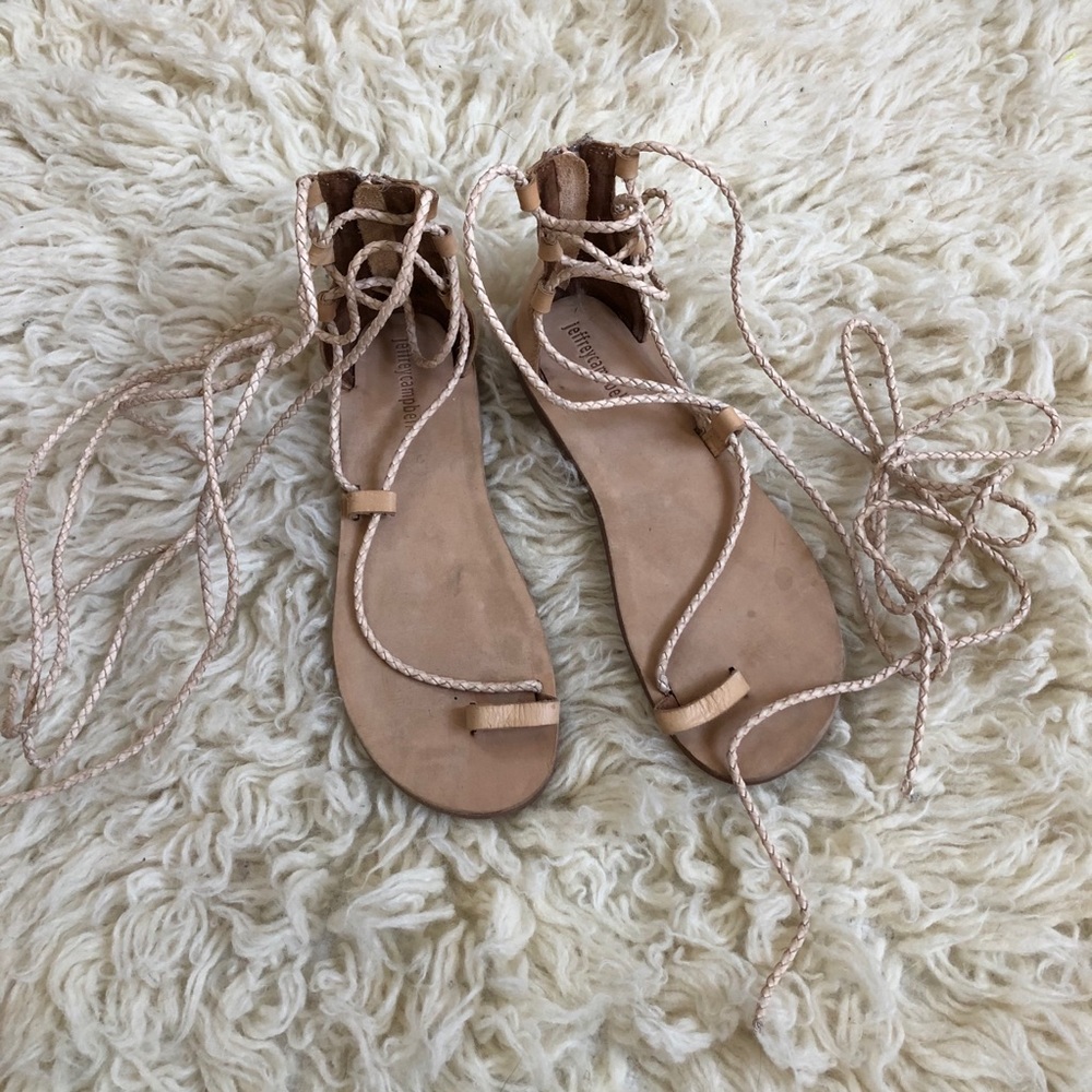 Jeffrey Campbell Ankle Wrap Sandals